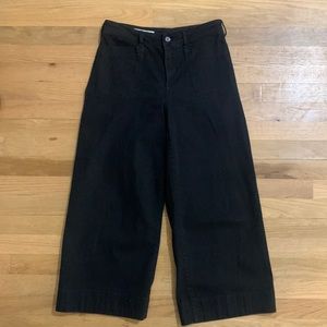 Anthropologie Pilcro Black Wide leg pant, size 27